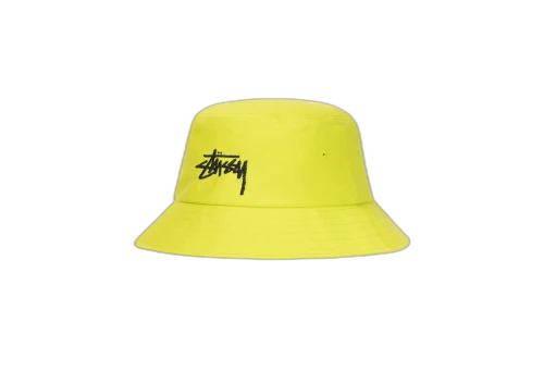 Stussy Big Stock Bucket Hat Lime (FW22)