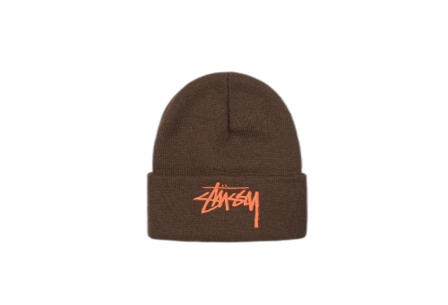 Stussy Big Stock Cuff Beanie Brown (FW22)
