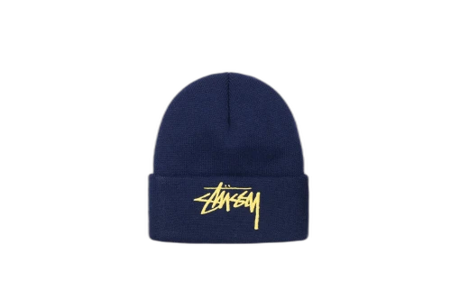 Stussy Big Stock Cuff Beanie Navy (FW22)