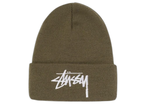 Stussy Big Stock Cuff Beanie Olive