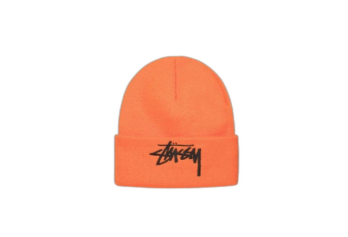 Stussy Big Stock Cuff Beanie Orange (FW22)