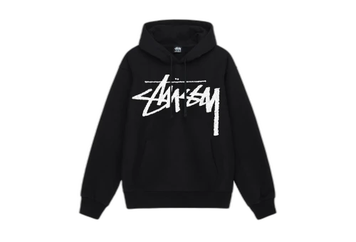 Stussy Big Stock Hoodie Black (FW22)