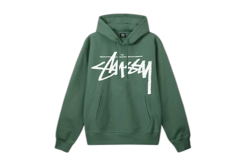 Stussy Big Stock Hoodie Green (FW22)