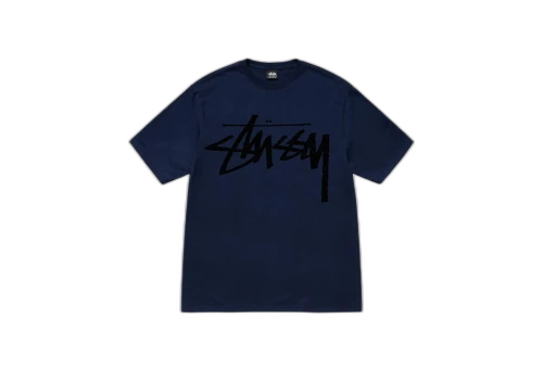 Stussy Big Stock Tee Navy (FW22)