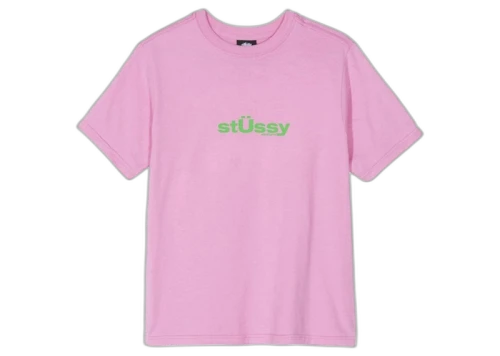 Stussy Big U Tee Pink