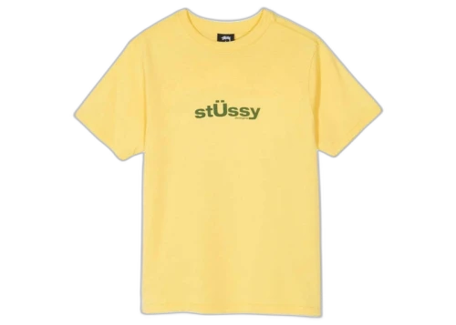 Stussy Big U Tee Yellow