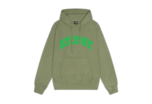 Stussy Block Sport Pigment Dyed Hoodie Artichoke (SS23)