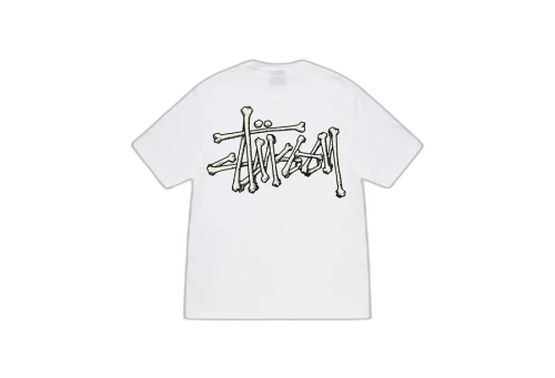 Stussy Bones Stock Tee White (FW22)