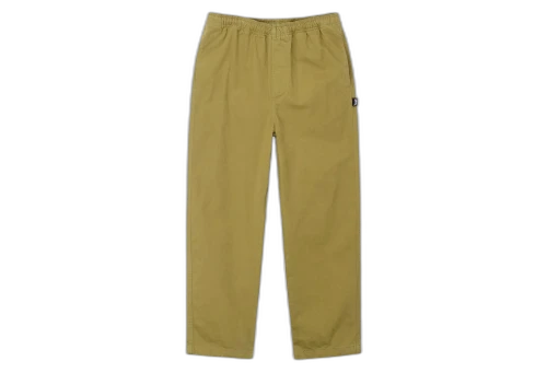 Stussy Brushed Beach Pant Bright Olive (FW22)