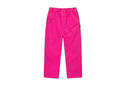 Stussy Brushed Beach Pant Hot Pink (SS23)