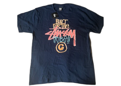 Stüssy Built For The Stussy Tribe T-Shirt Navy