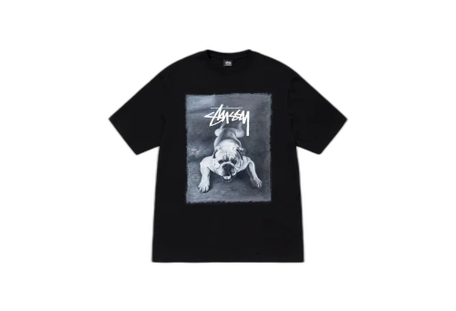 Stussy Bulldog Tee Black (FW22)