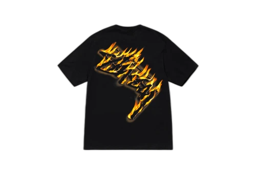 Stussy Burning Stock Tee Black (SS23)
