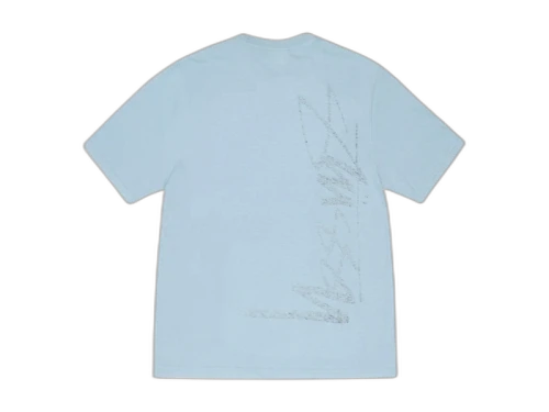 Stussy C Thru Pigment Dyed Tee Baby Blue