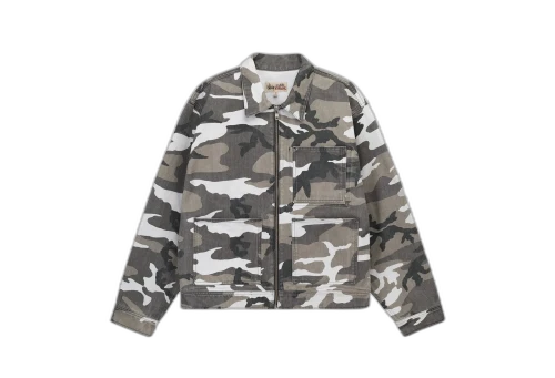Stussy Camo Zip Work Jacket (FW22)