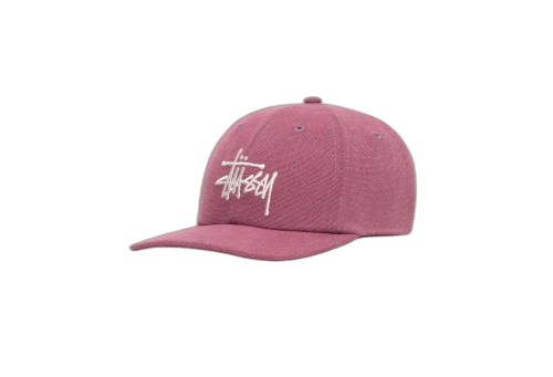 Stussy Canvas Big Basic Low Pro Cap Wine (FW22)