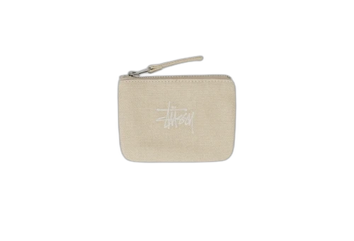 Stussy Canvas Coin Pouch Natural (SS23)