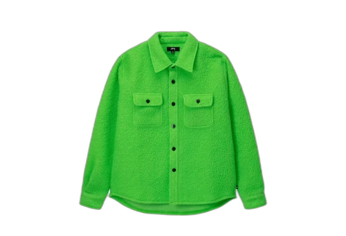 Stussy Casentino Wool CPO Shirt Lime (FW22)