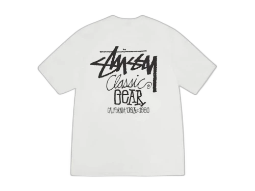 Stussy Classic Gear Pigment Dyed Tee Natural