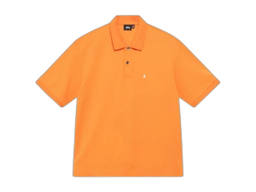 Stussy Classic Pique Polo Orange
