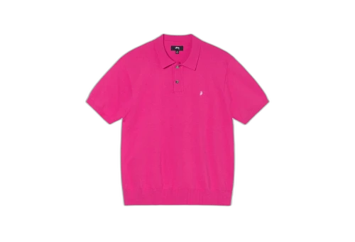 Stussy Classic SS Polo Sweater Pink (FW22)