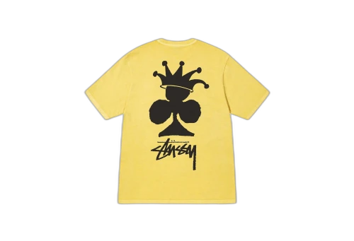 Stussy Club Crown Pigment Dyed Tee Yellow (FW22)