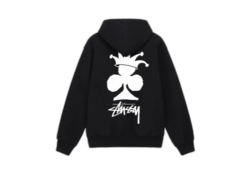 Stussy Club Crown Zip Hoodie Black (FW22)