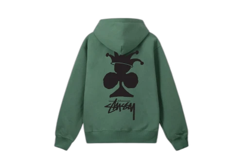 Stussy Club Crown Zip Hoodie Green (FW22)