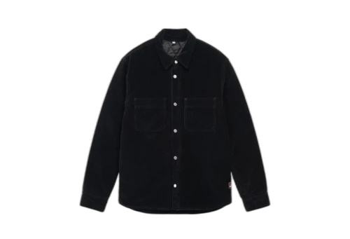 Stussy Cord Quilted Overshirt Black (FW22)