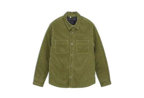 Stussy Cord Quilted Overshirt Olive (FW22)