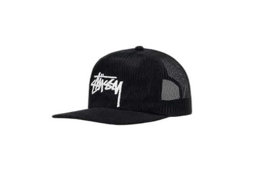 Stussy Corduroy Trucker Cap Black (FW22)