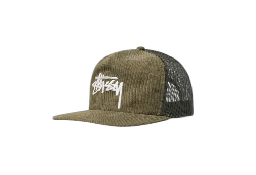 Stussy Corduroy Trucker Cap Green (FW22)