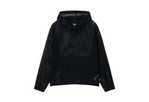 Stussy Cotton Mesh Hoodie Black (SS23)
