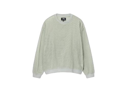 Stussy Cotton Mesh LS Crew Bone (SS23)