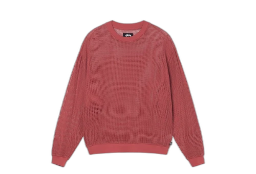 Stussy Cotton Mesh LS Crew Brick (FW22)