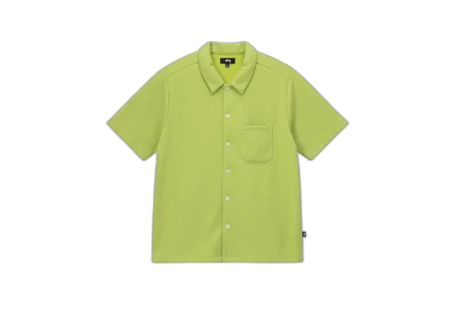Stussy Crepe Jersey Shirt Lime (FW22)