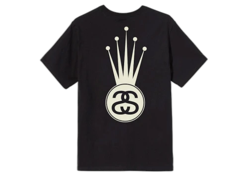 Stussy Crown Link Tee Black