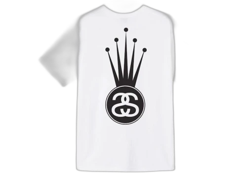 Stussy Crown Link Tee White