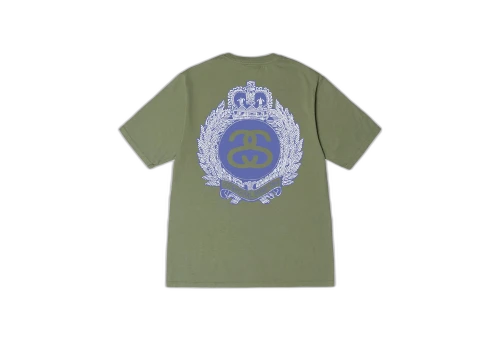 Stussy Crown Wreath Pigment Dyed Tee Artichoke (SS23)