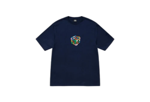 Stussy Cube Tee Navy (FW22)
