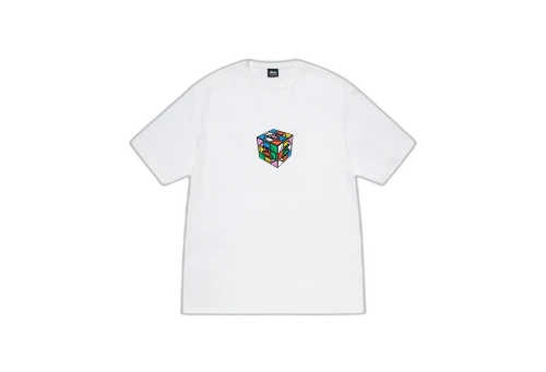 Stussy Cube Tee White (FW22)