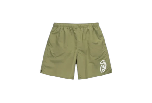 Stussy Curly S Water Short Sage (SS23)
