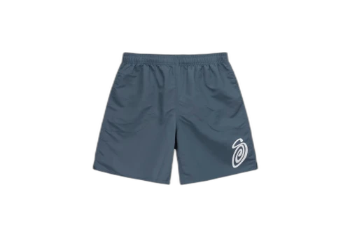Stussy Curly S Water Short Washed Navy (SS23)