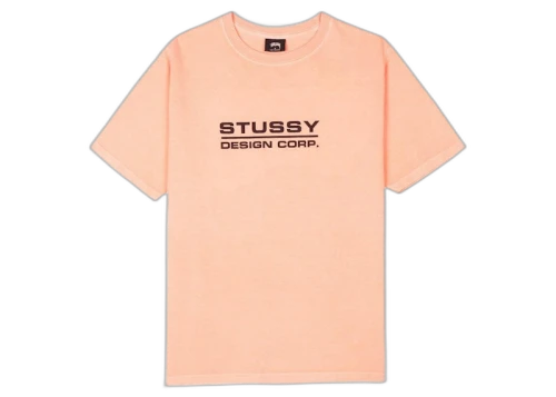 Stussy Design Corp Tee Neon Orange