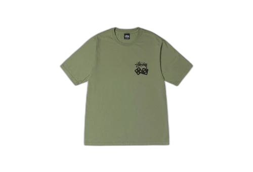 Stussy Dice Pigment Dyed Tee Artichoke (SS23)