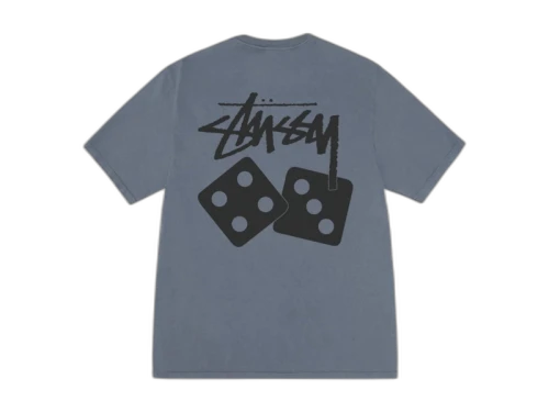 Stussy Dice Pigment Dyed Tee Navy
