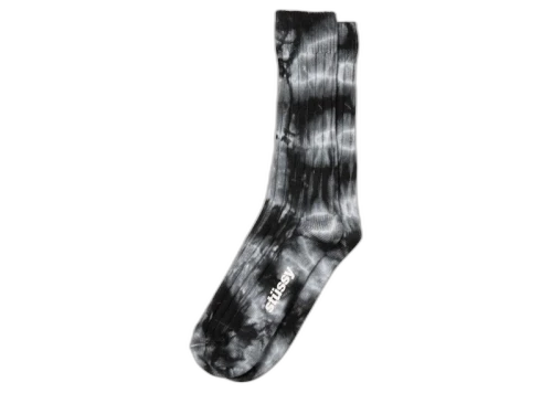 Stussy Dyed Ribbed Crew Socks Grey