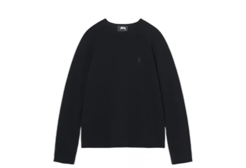 Stussy Exposed Seam Sweater Black (FW22)