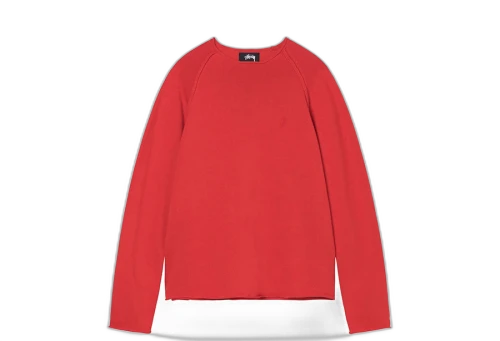 Stussy Exposed Seam Sweater Red (FW22)