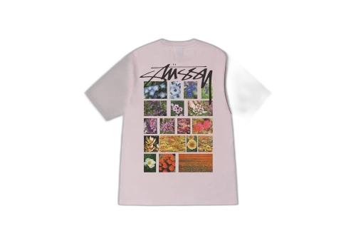 Stussy Flower Fired Pigment Dyed Tee Blush (FW22)